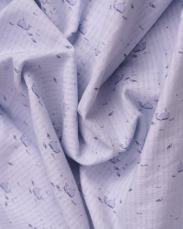 Paturica din muselina cu balene